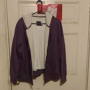 Faded Glory lined Hoodie - Purple